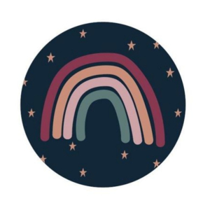 Kadostickers | Regenboog sterren 1+1 gratis